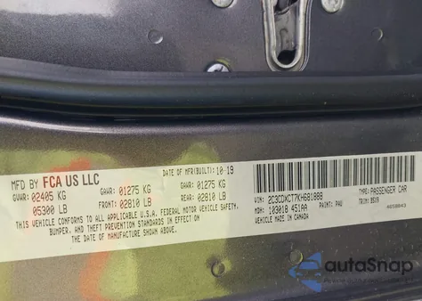 2019 Dodge Charger R/T Rwd from USA, damaged, VIN 2C3CDXCT7KH681888